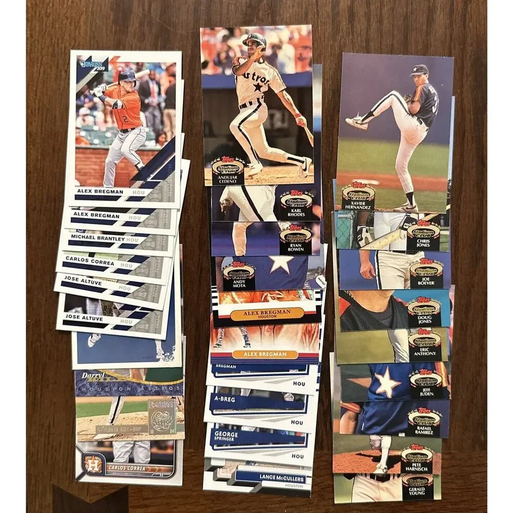 Houston Astros Baseball Trading Card Lot 199 Different